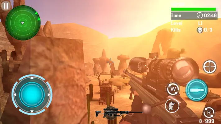 Mountain Sniper Shooting android App screenshot 3