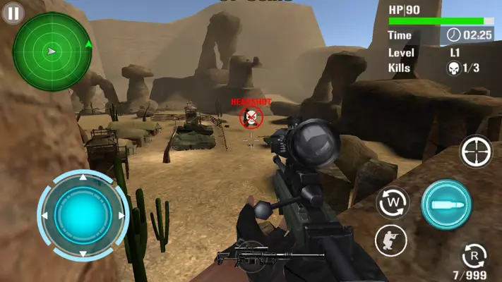 Mountain Sniper Shooting android App screenshot 5